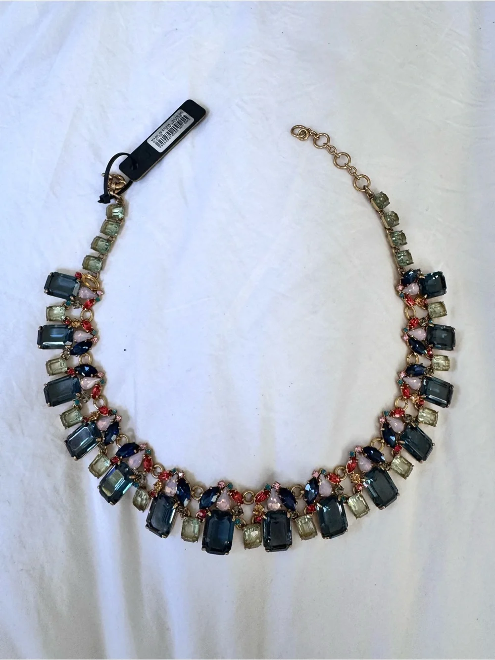 J. Crew Multi Stone Statement Bib Necklace  NWT $118 Retail
